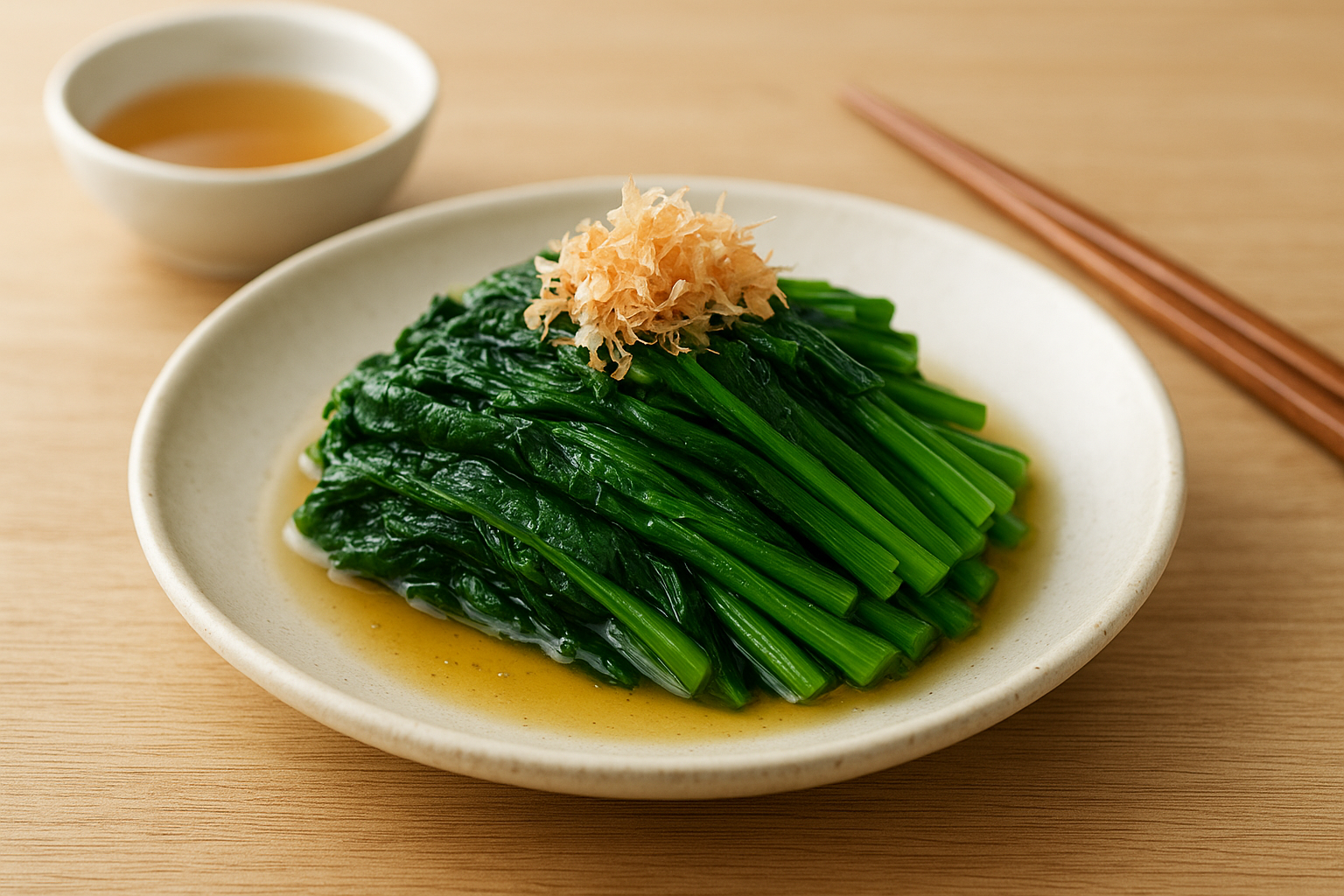 ほうれん草のおひたしの作り方｜だしの香りとシャキ感を楽しむ簡単レシピ