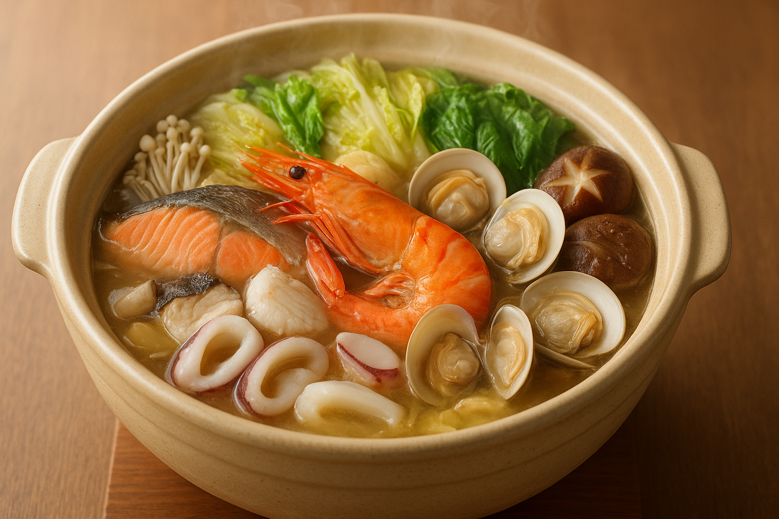 秋田の香りを楽しむしょっつる鍋の作り方｜魚介たっぷりの海鮮鍋レシピ