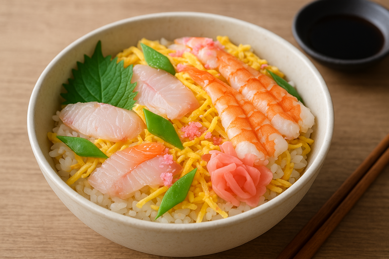 岡山ばら寿司の作り方とレシピ｜鯛とエビで彩る華やかな郷土ちらし寿司