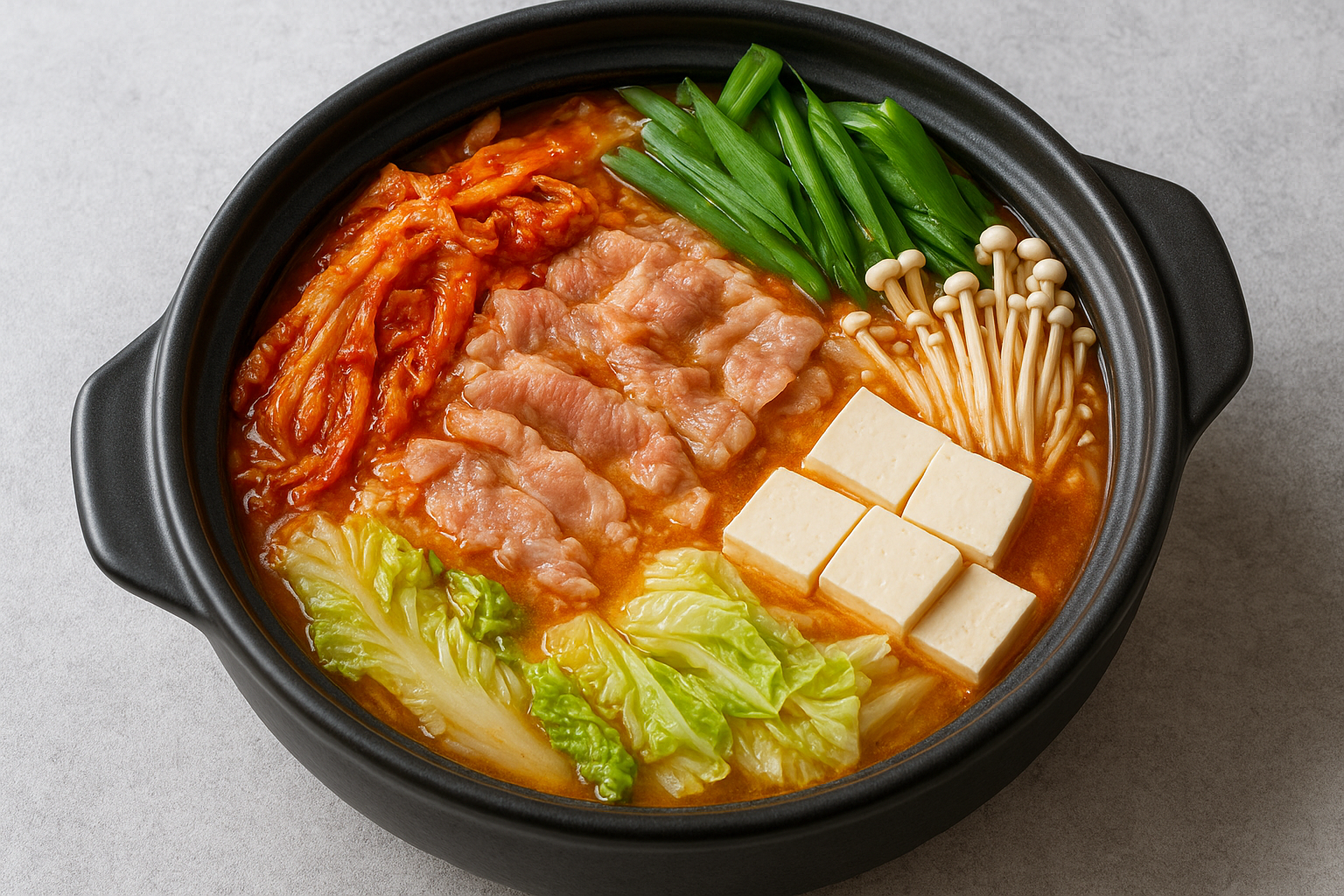 キムチ鍋の作り方｜豚肉・豆腐・野菜の定番レシピ（2リットル鍋対応・辛さ調整コツ）