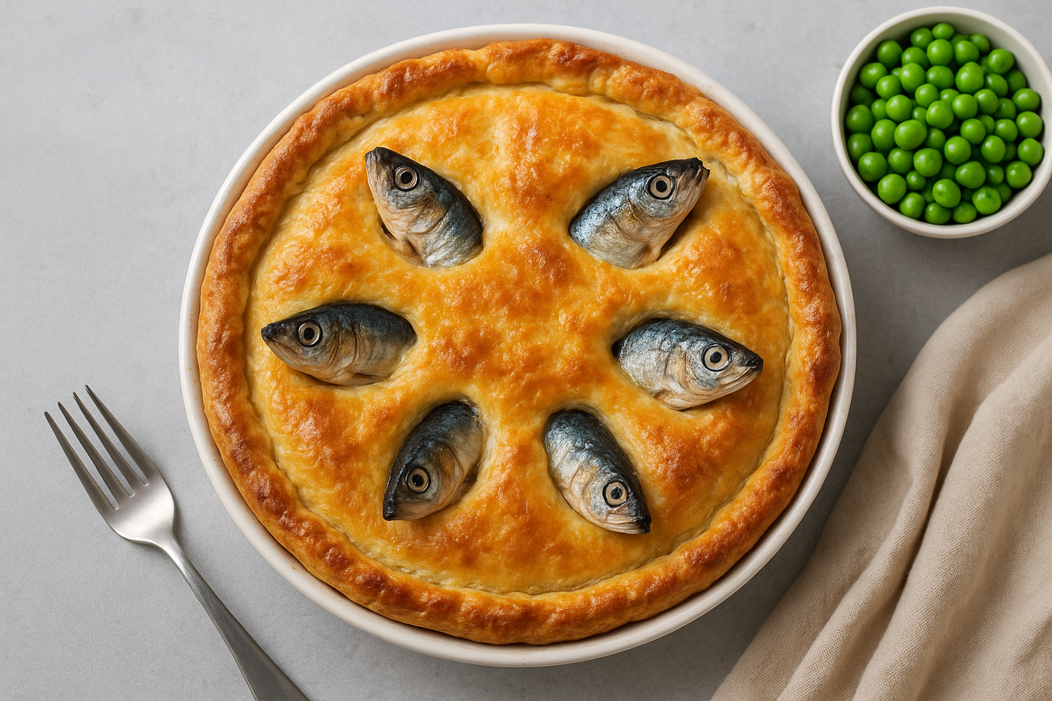 スターゲイジーパイの作り方｜イワシを使ったコーンウォール伝統の魚パイレシピ
