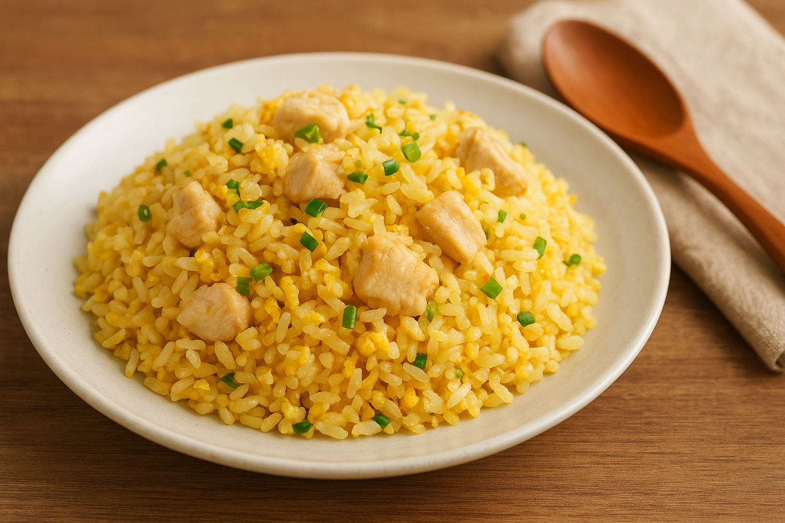 鶏胸肉で作るパラパラチャーハンの基本レシピ｜ガーリック香る簡単作り方