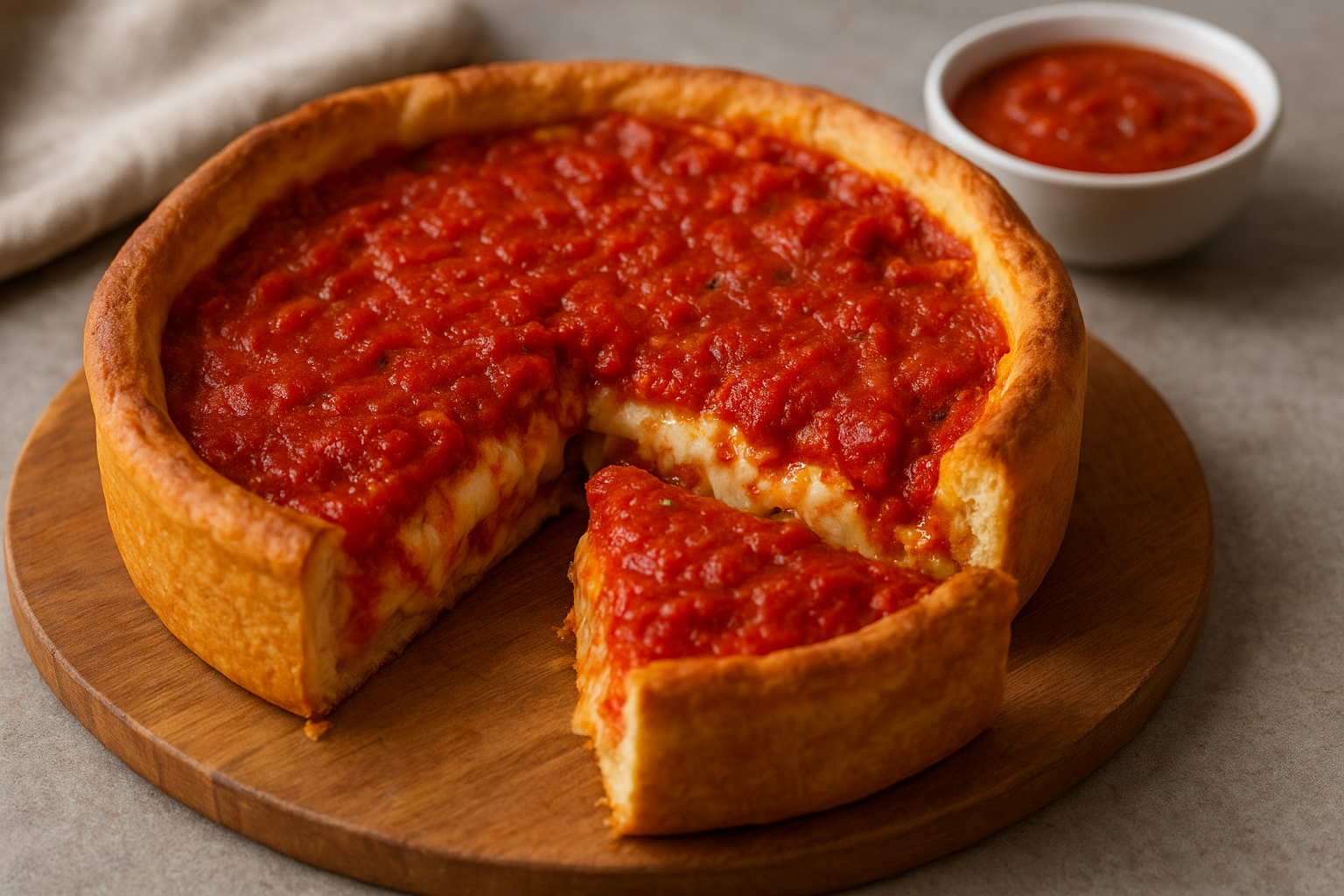 家庭用オーブンで再現！シカゴピザの特徴と本場風レシピ｜ボリューム満点のアメリカ料理