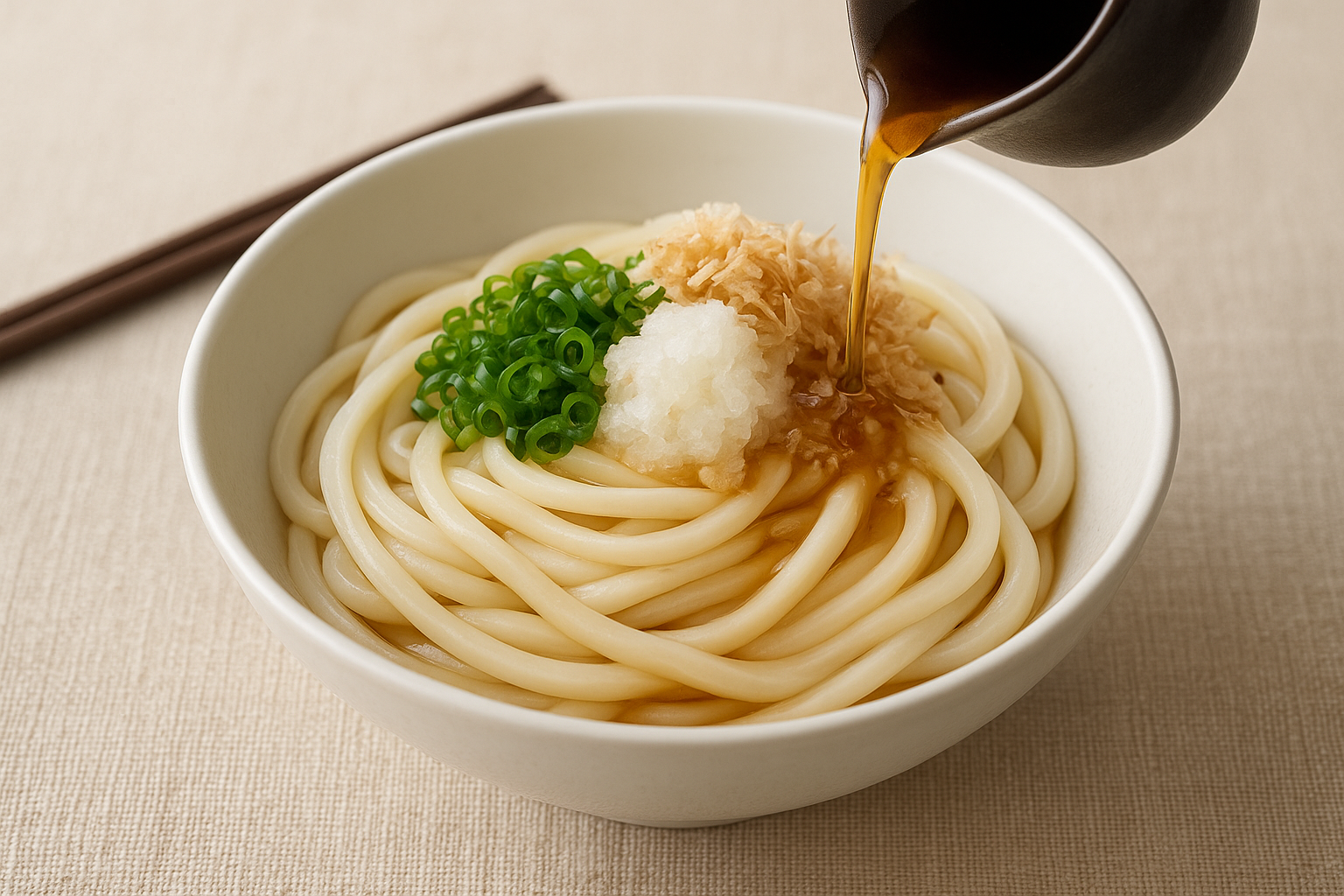 ぶっかけうどんのレシピ｜5分で完成・夏にぴったりのさっぱりレシピ