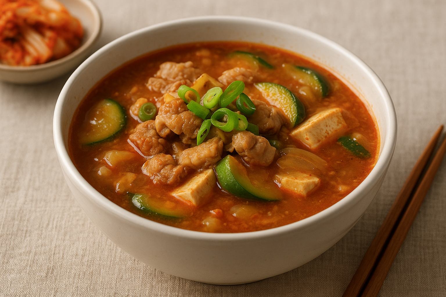 チョングッチャンの作り方｜豚肉入りの発酵大豆スープレシピ