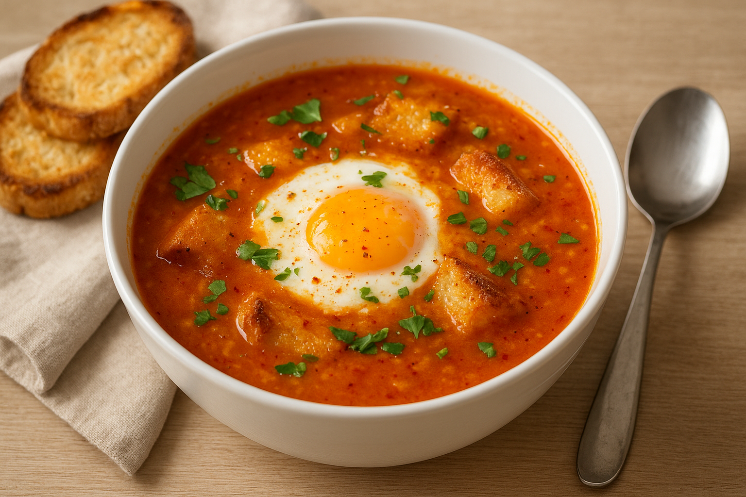 ソパ・デ・アホの作り方｜卵入りスペイン風ニンニクスープの基本レシピ